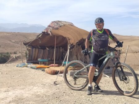 From Marrakech E-bike tour Desert Agafay