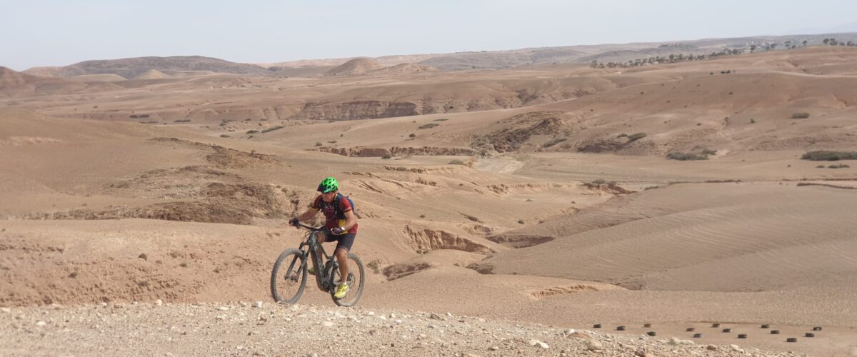 From Marrakech E-bike tour Desert Agafay
