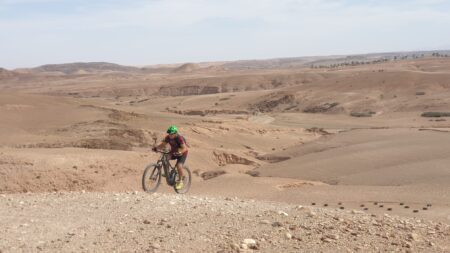 From Marrakech E-bike tour Desert Agafay